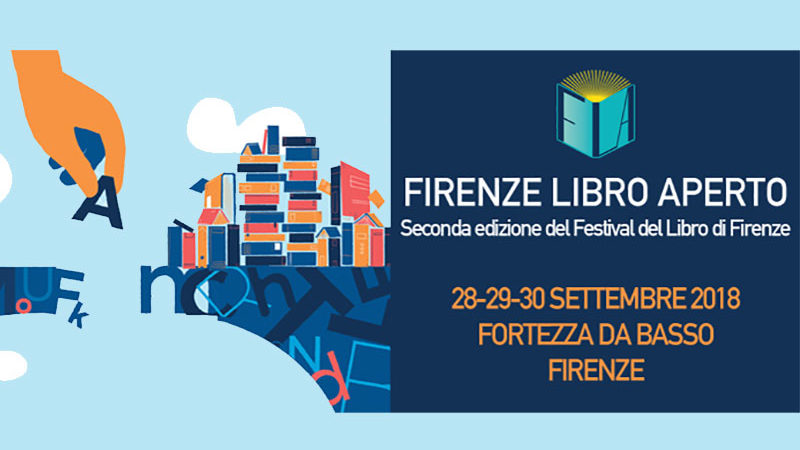 Logo del Festival del libro Firenze libro aperto