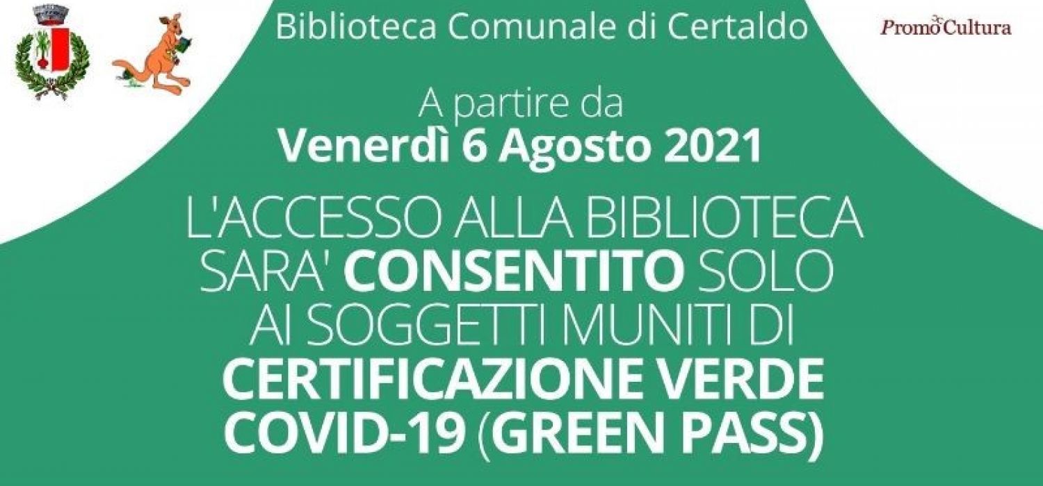Certificazione verde per la biblioteca