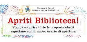 Biblioteca di Empoli iniziative dal 19 al 24 settembre