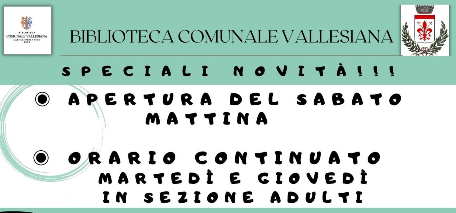 Aumenta l'orario di apertura alla Vallesiana