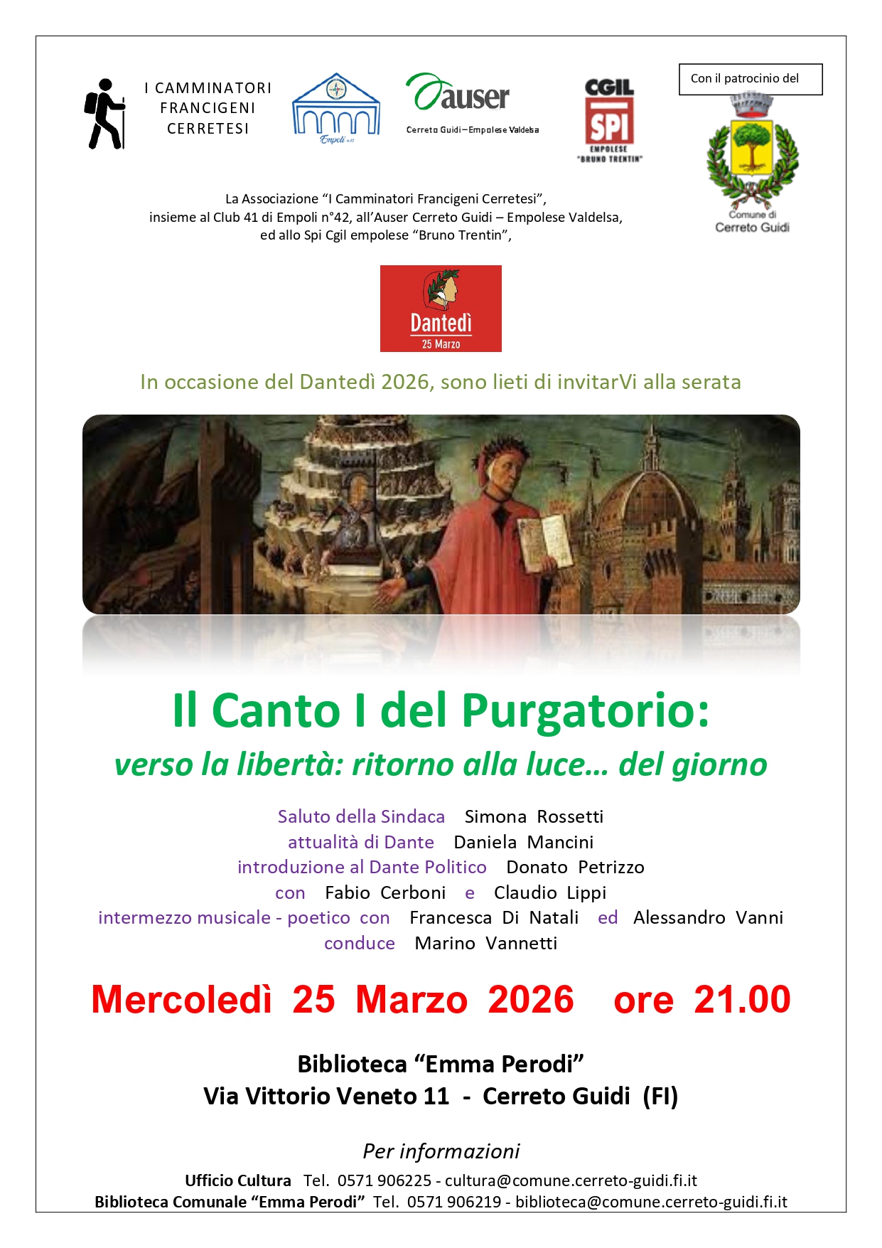 Dantedì 2026 - locandina