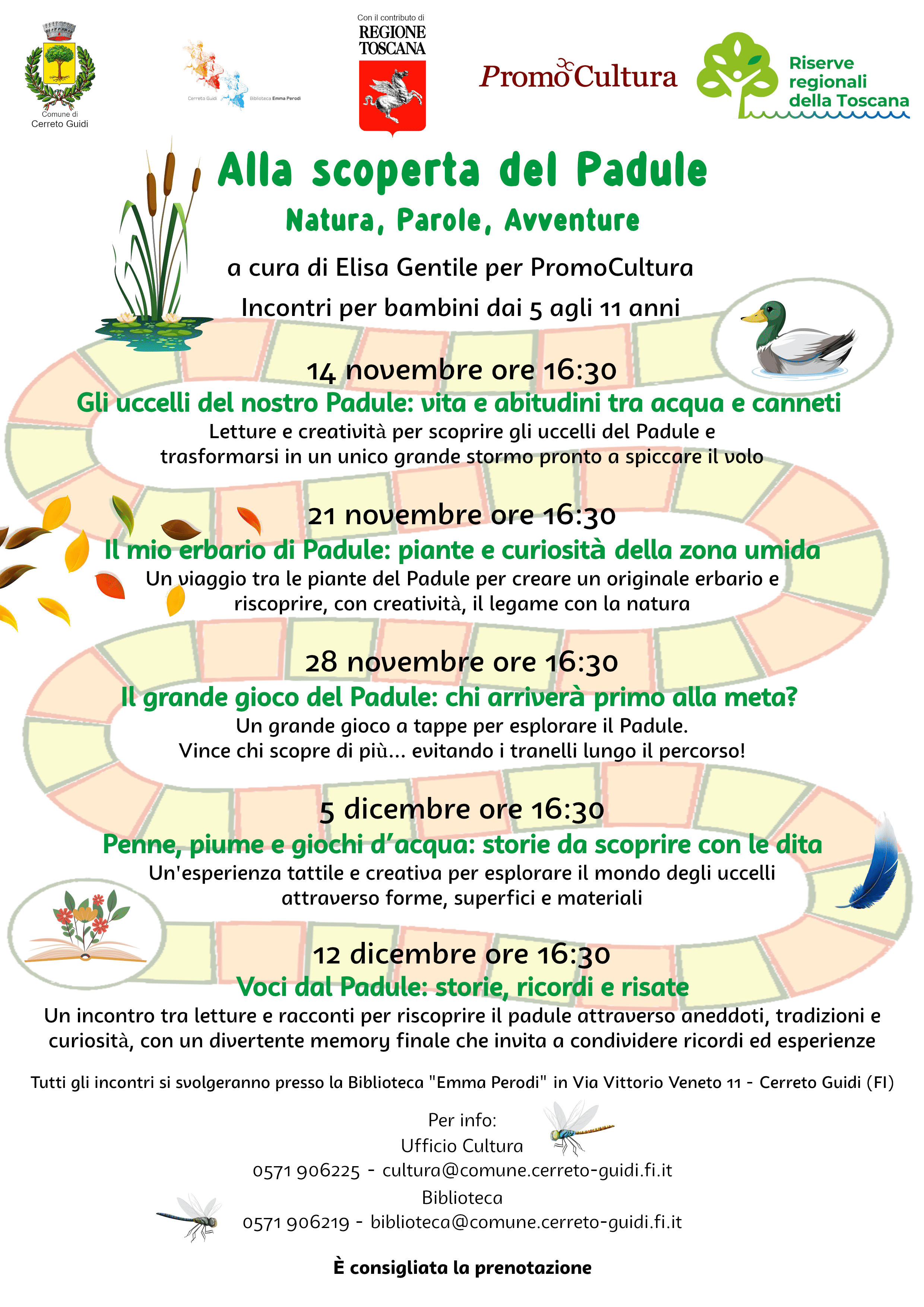 Alla Scoperta del Padule - Natura, Parole, Avventure