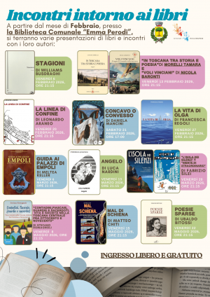 Incontri intorno ai libri 2026 