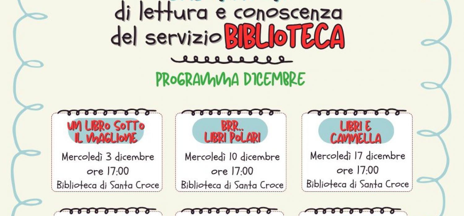 Il mese di dicembre in biblioteca