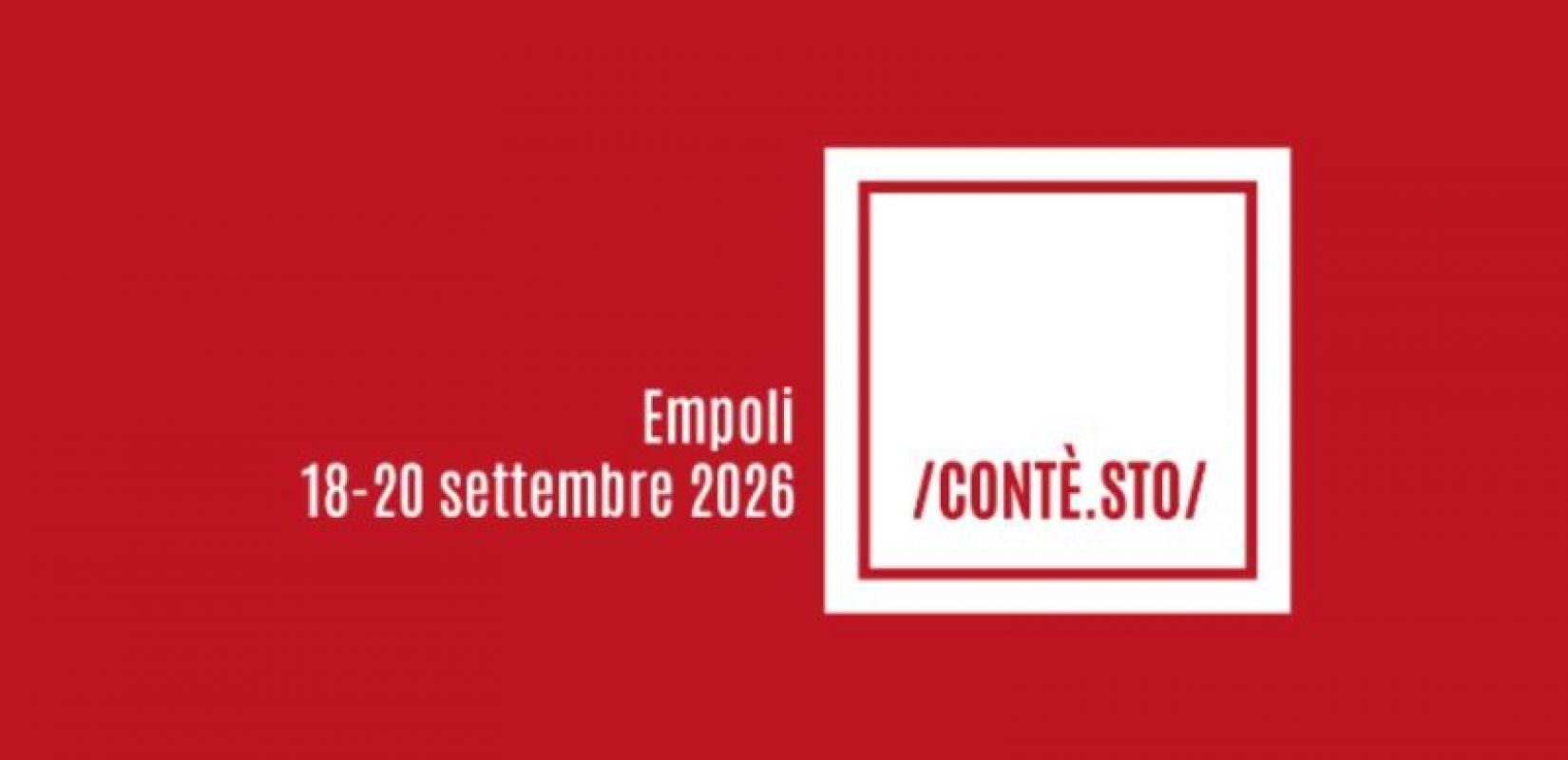 /Conté.sto/ 2026. La storia di profilo