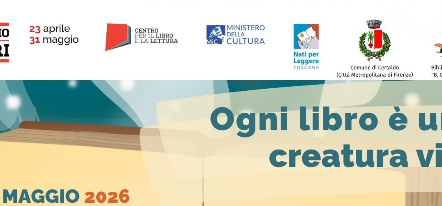 La biblioteca a maggio. Certaldo