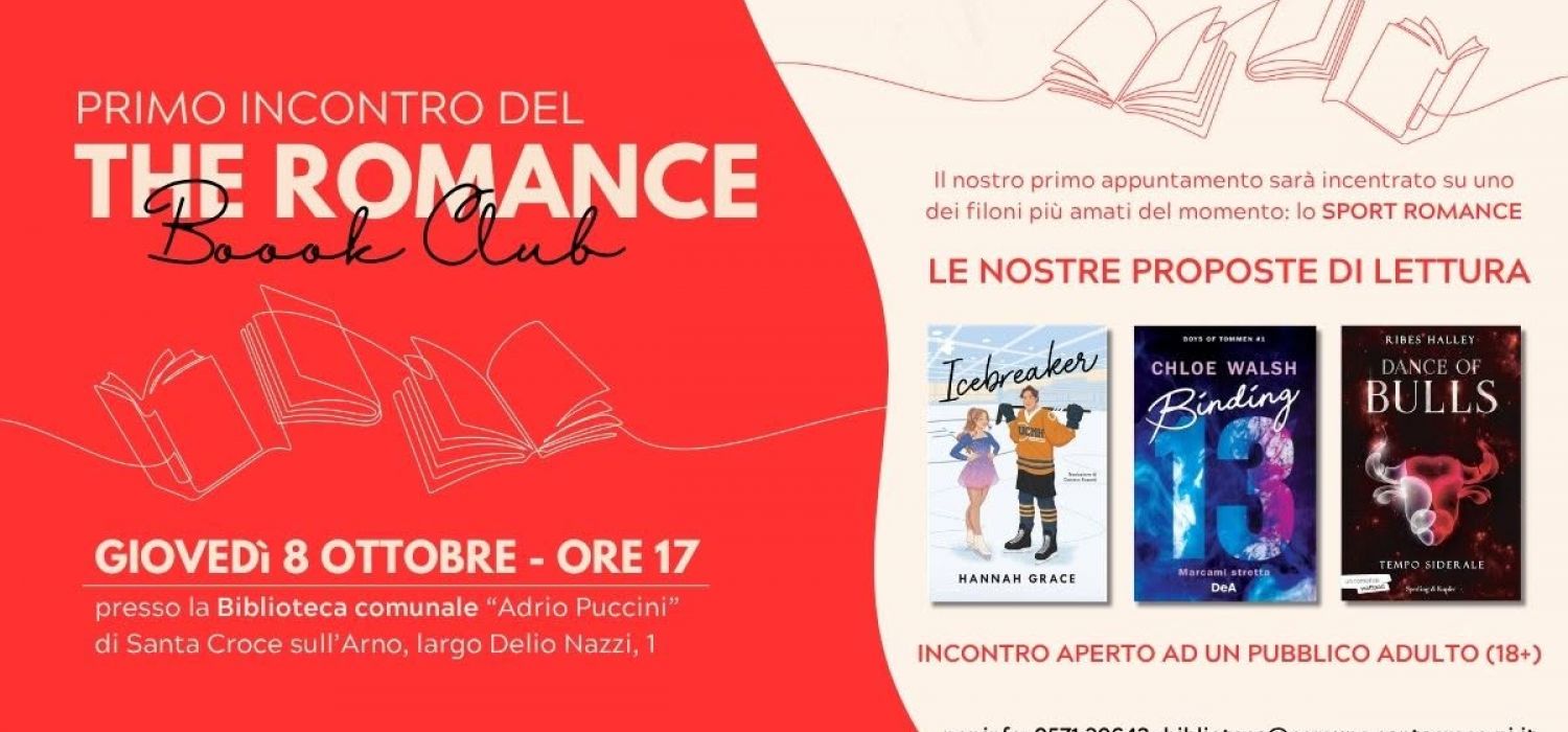 NUOVO GRUPPO DI LETTURA: THE ROMANCE BOOK CLUB